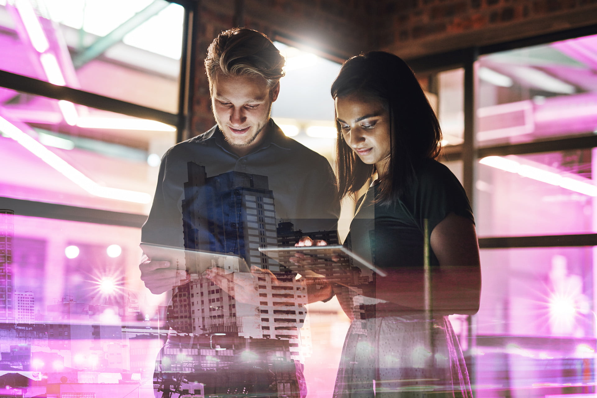 We make connecting with the business world easier for you. Shot We make connecting with the business world easier for you. Shot