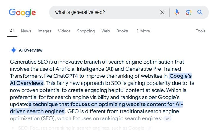 Generative SEO