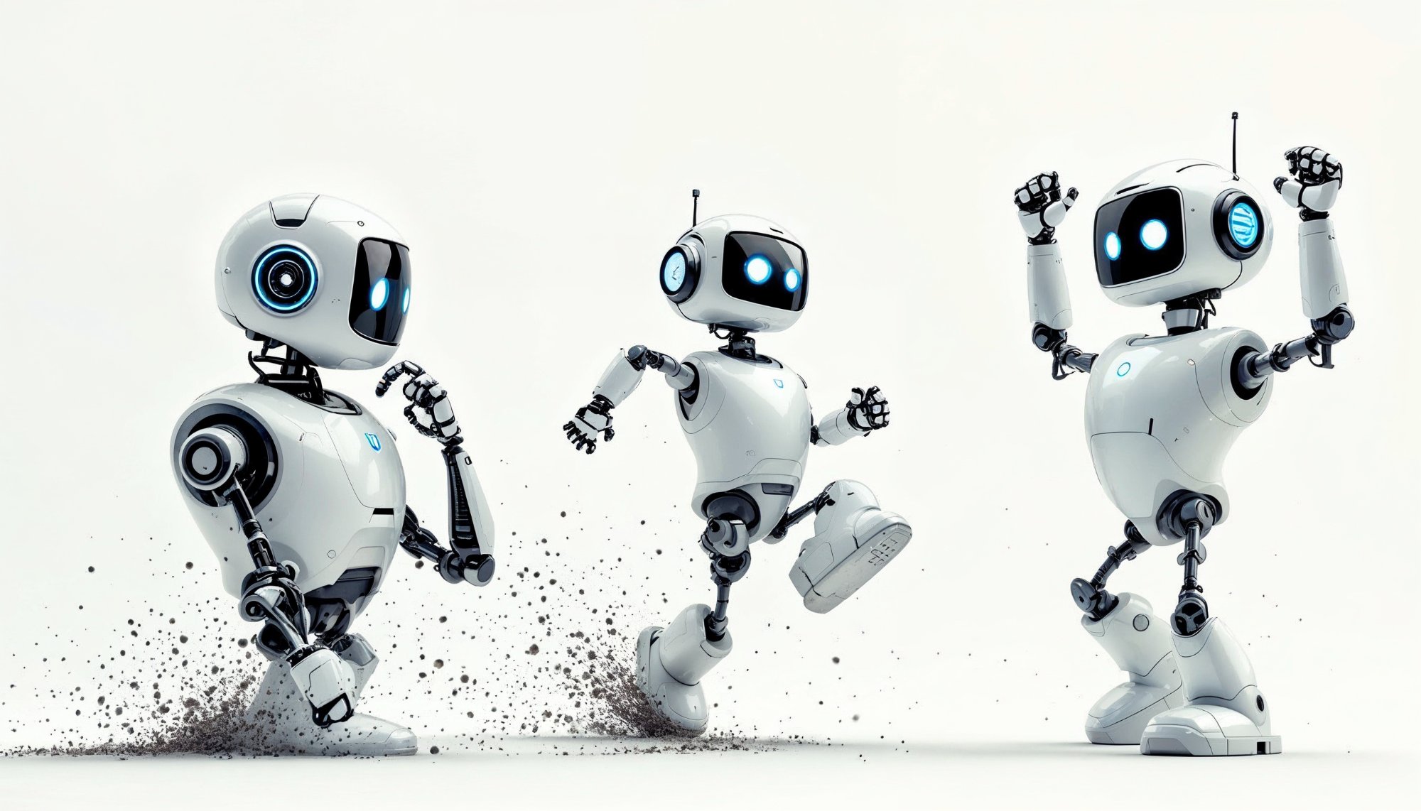freepik image showing three robots first one is thinking m 39689