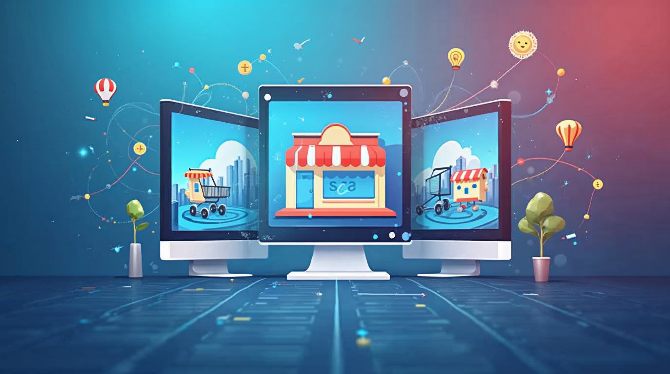 Online store showing trust badges and streamlined checkout