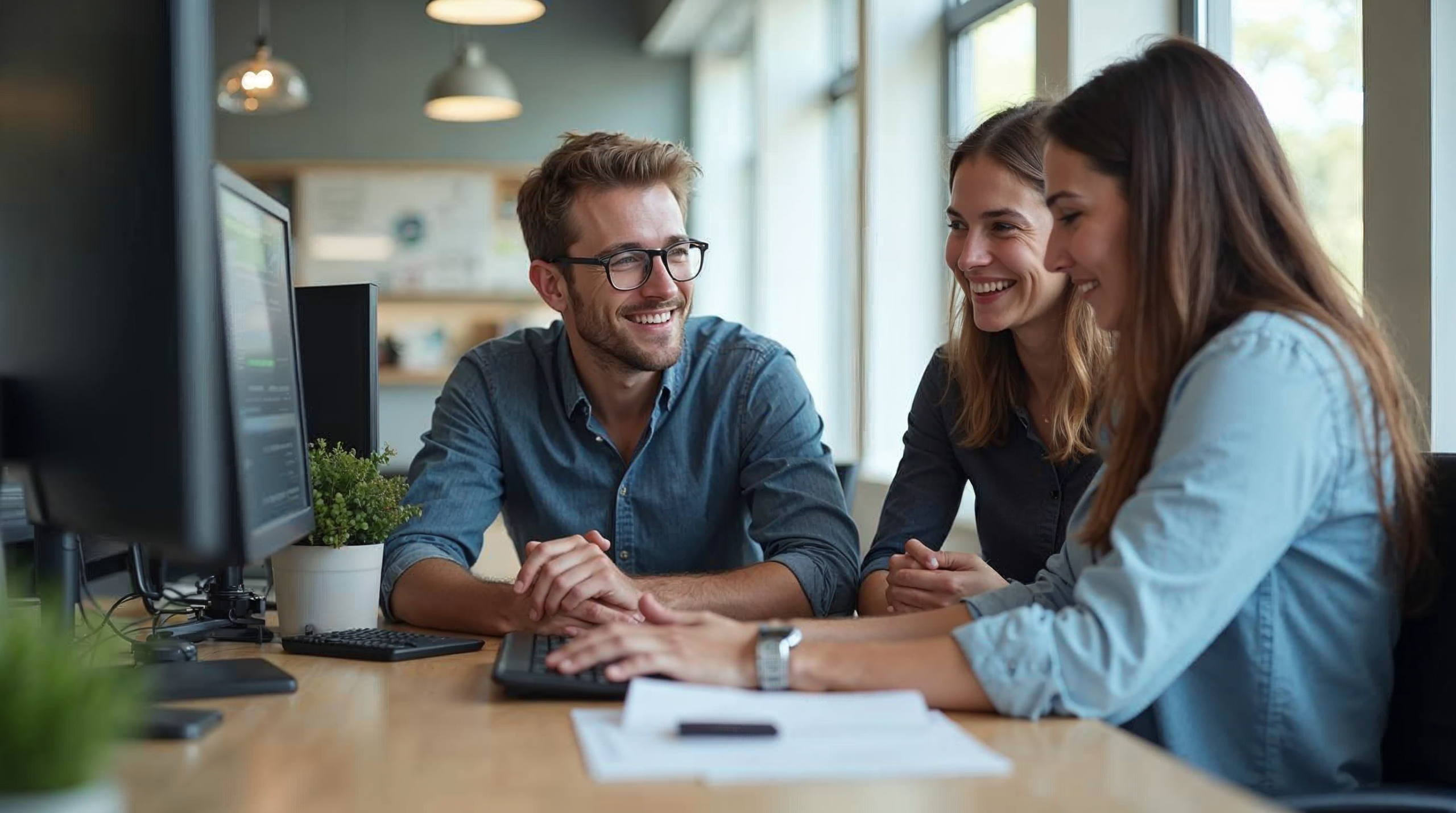 Team collaborating on a headless WordPress project