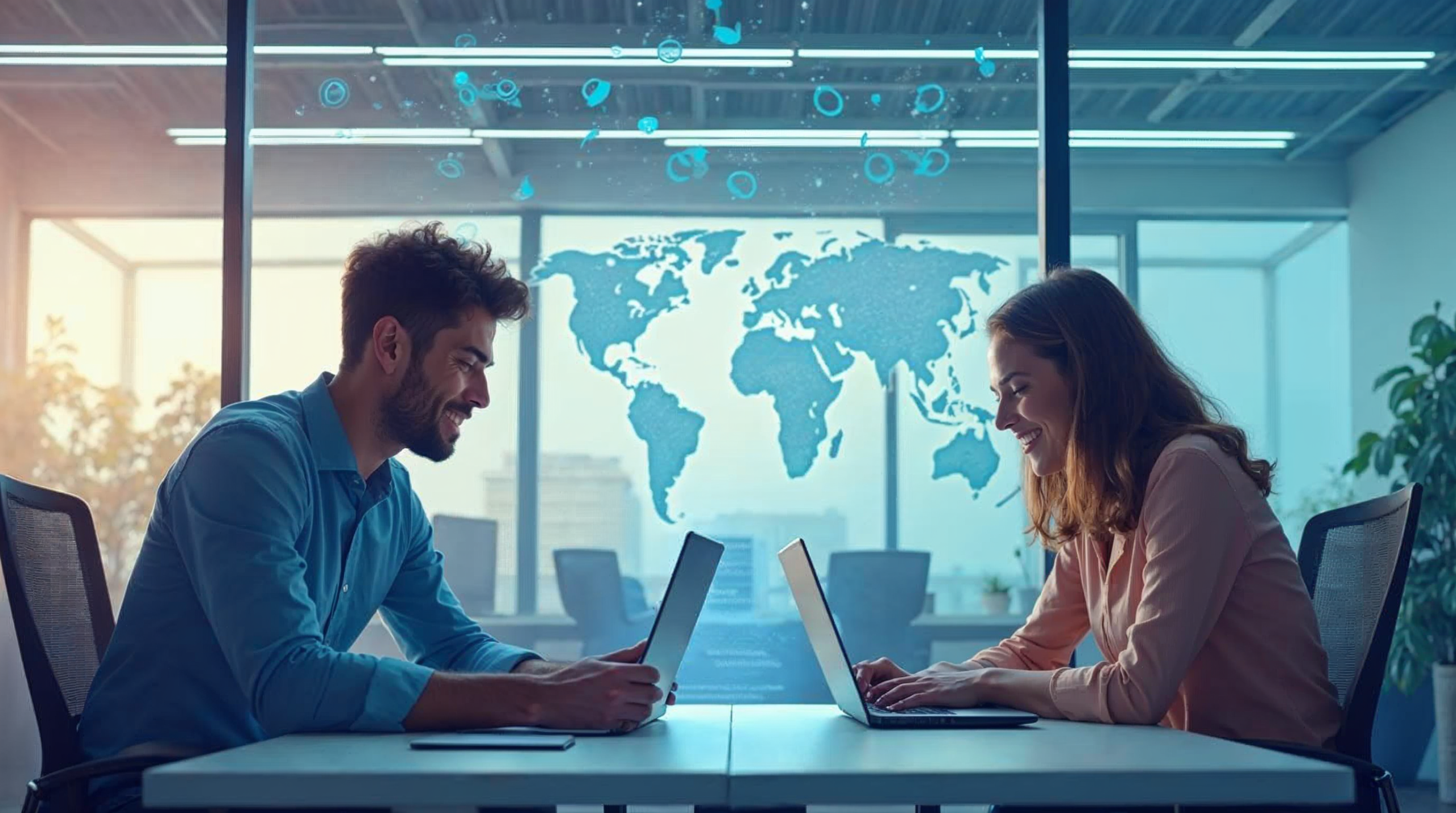 Data privacy concepts illustration